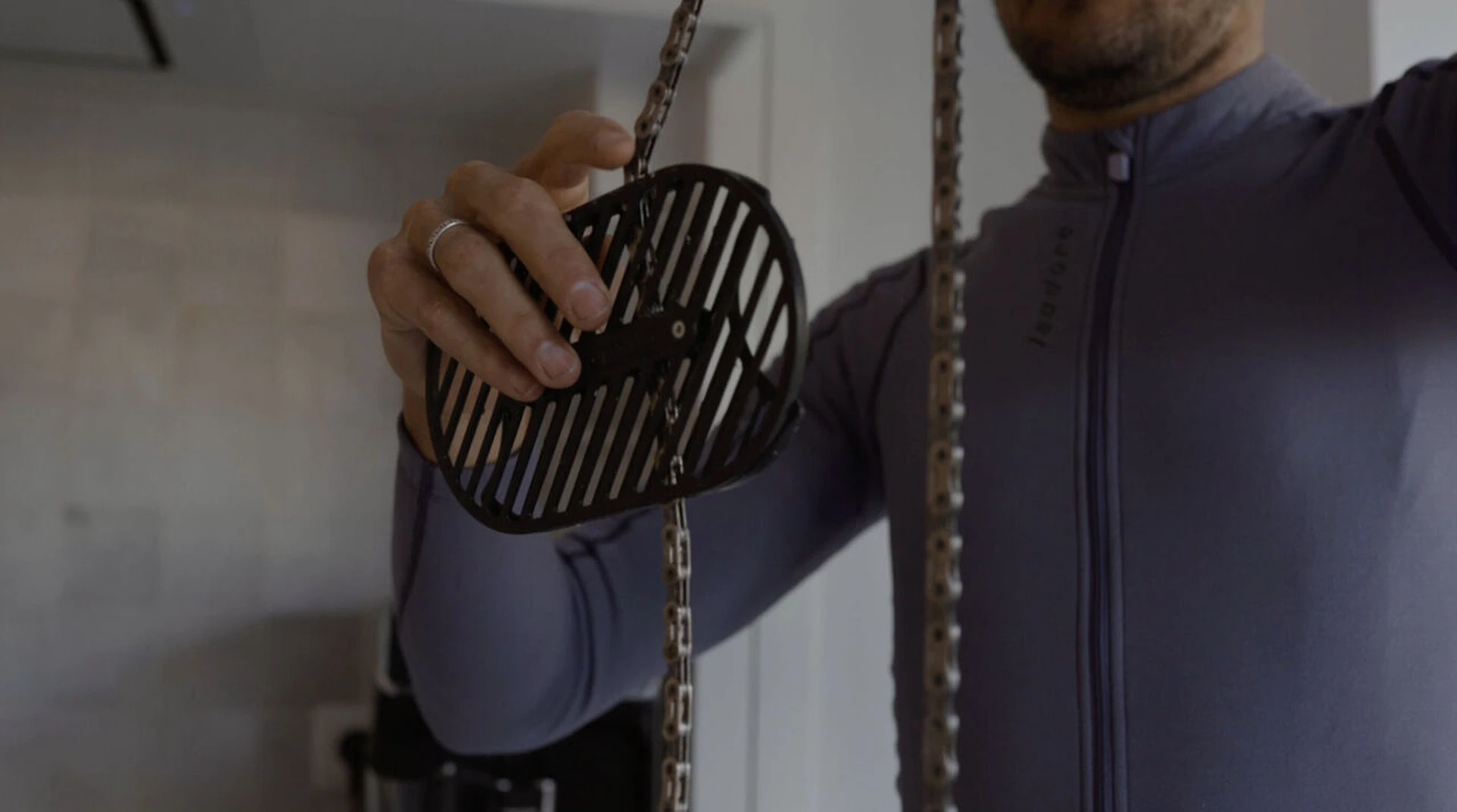 Spooling a chain