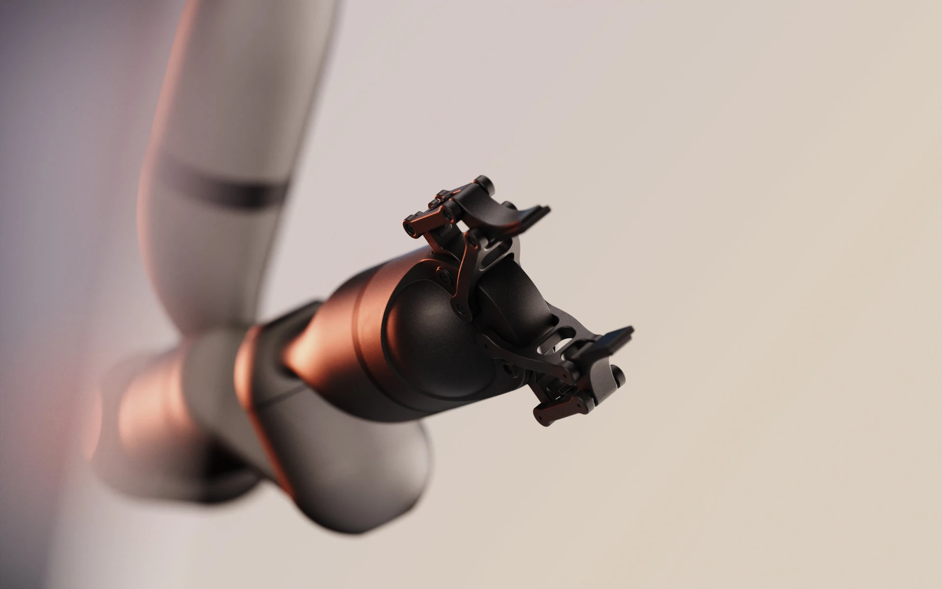 KINISI robot arm close up