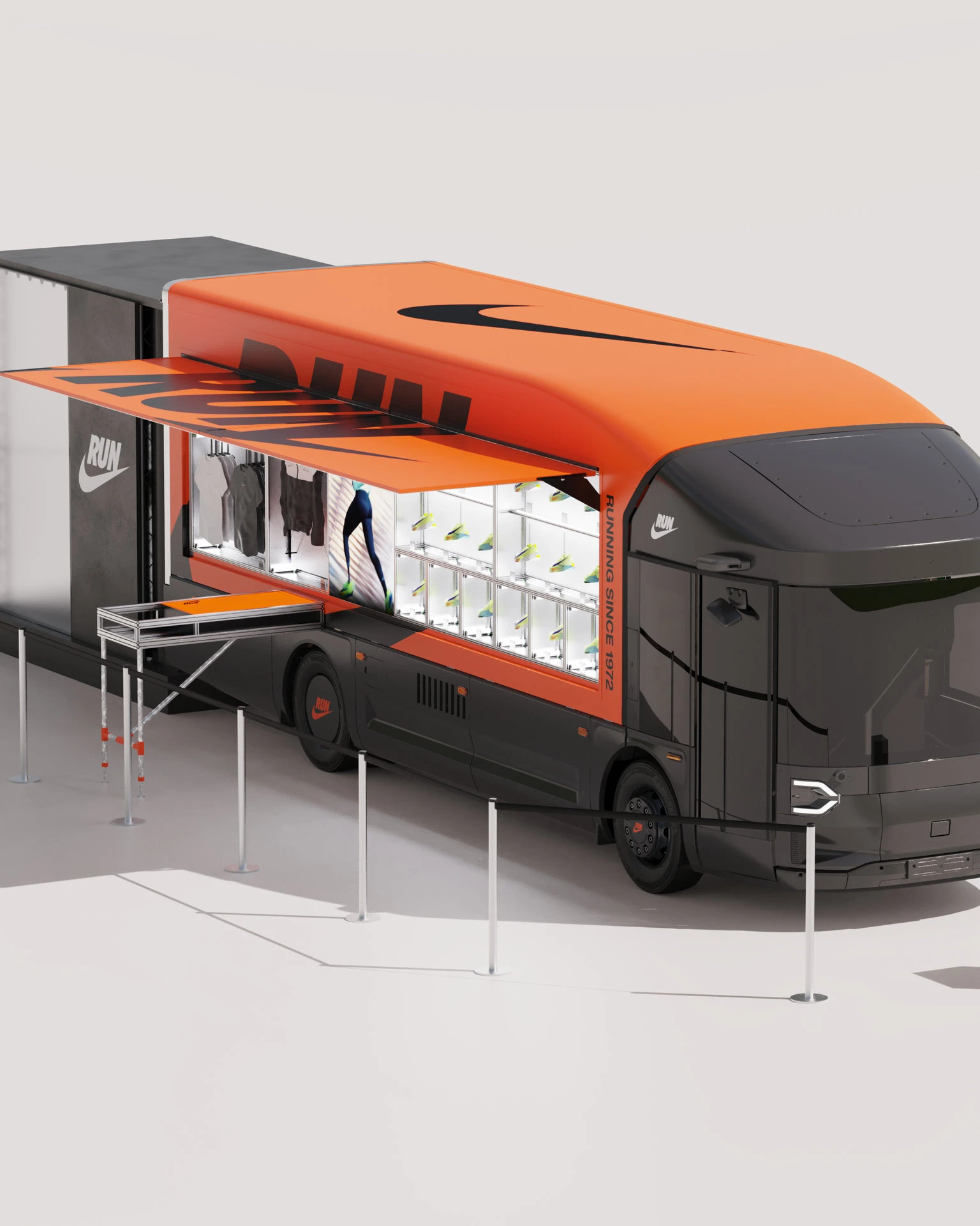 Nike Run Truck visualisation